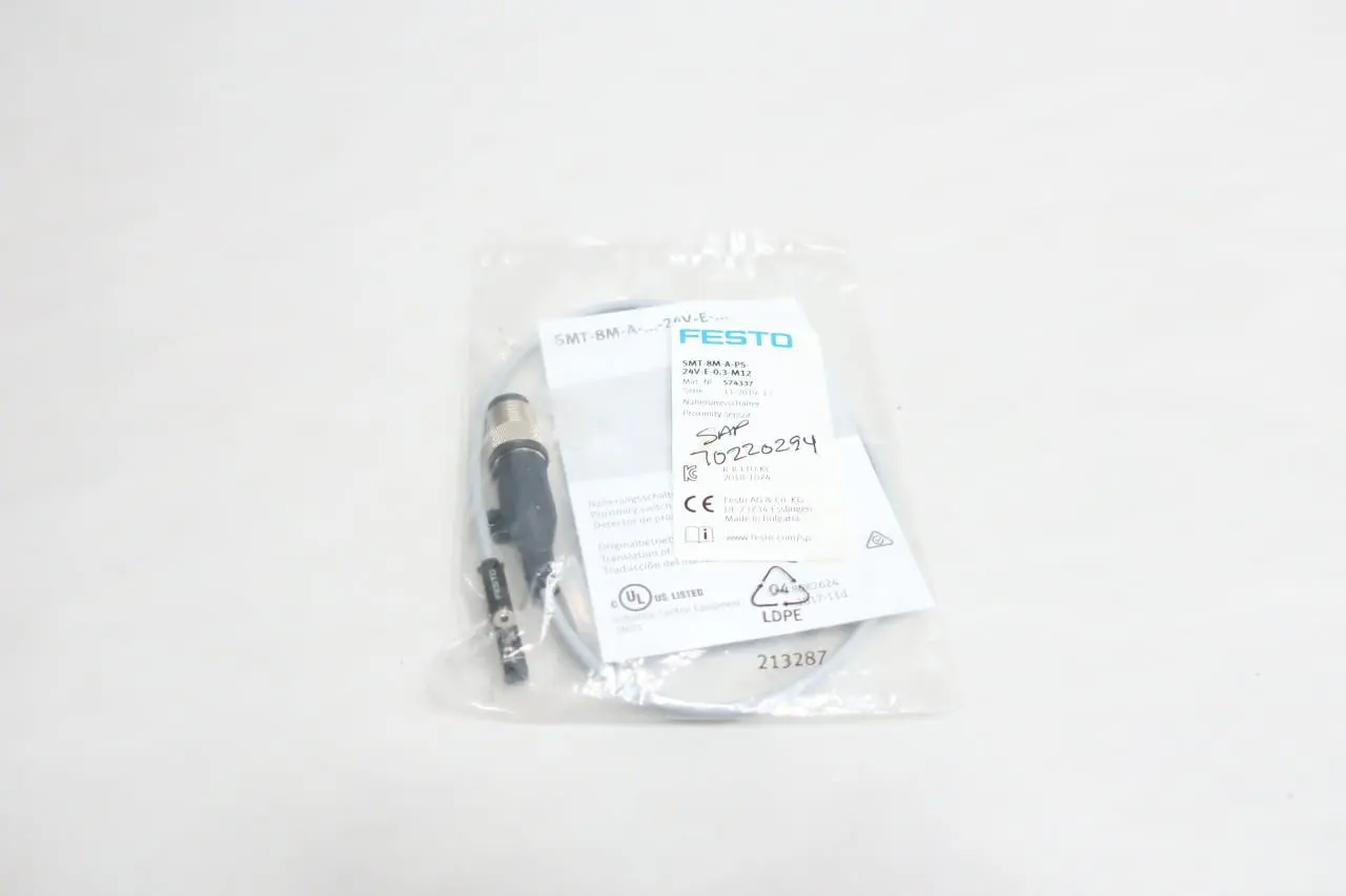Produktfoto 1 von FESTO SMT-8M-A-PS-24V-E-0.3-M12 574337