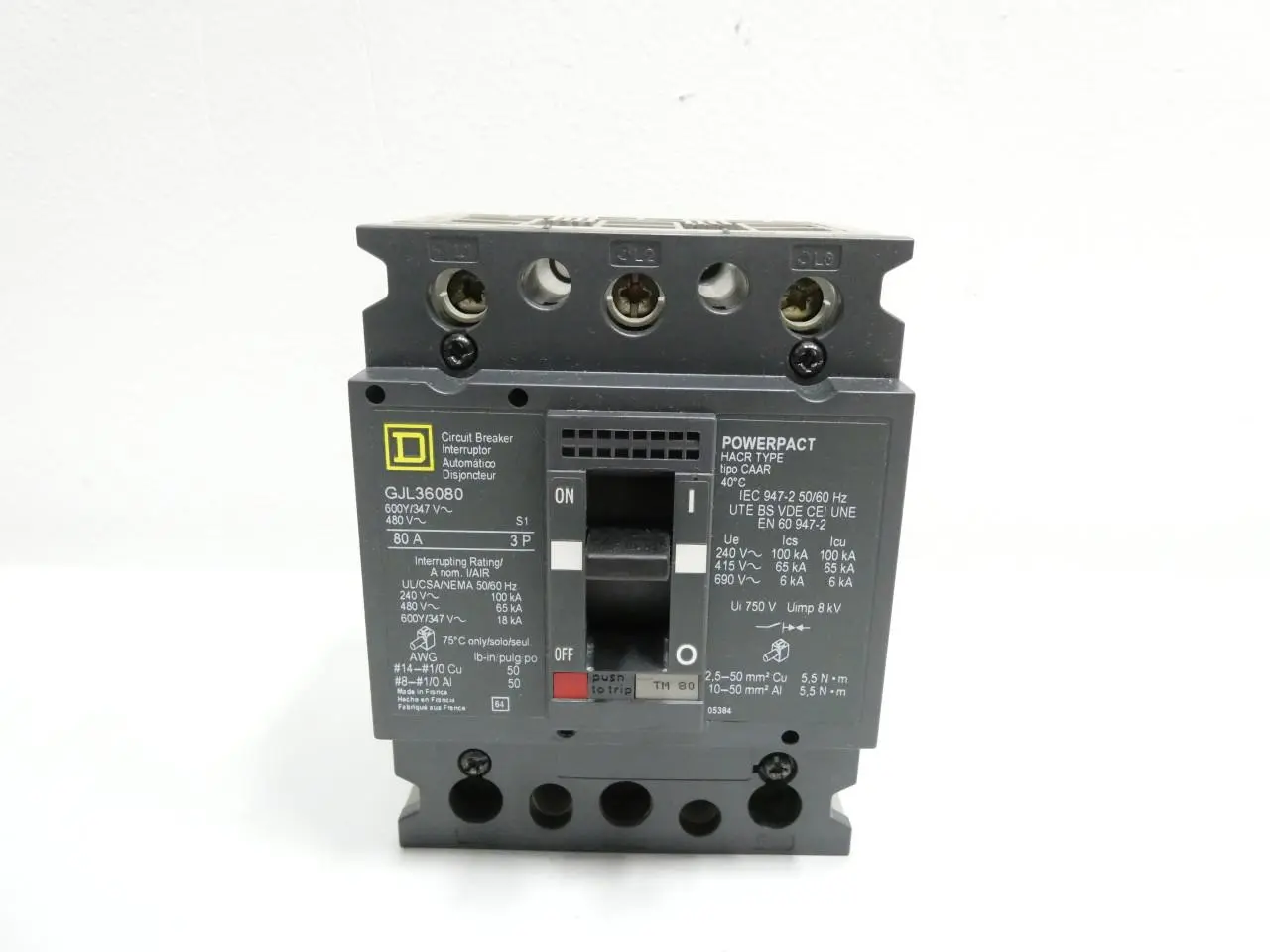 SQUARE D GJL36080