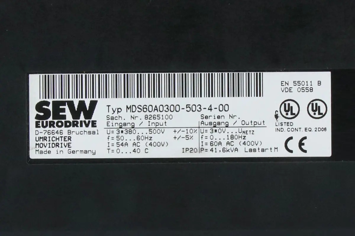 Produktfoto 1 von MDS60A0300-503-4-00