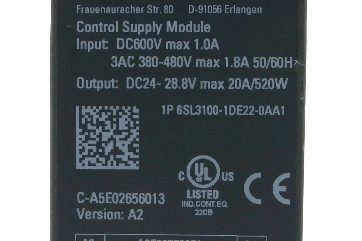 Produktfoto 1 von 6SL3100-1DE22-0AA1