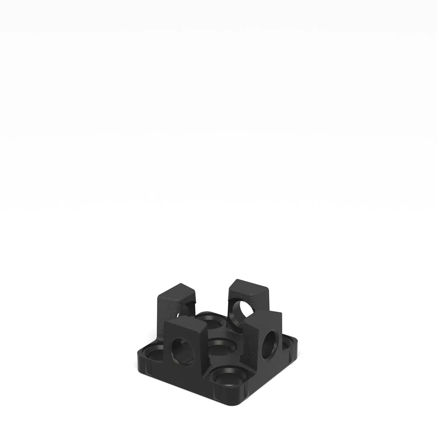 Produktfoto 1 von Adapter Tischanbindung für Alu Profile - nitriert