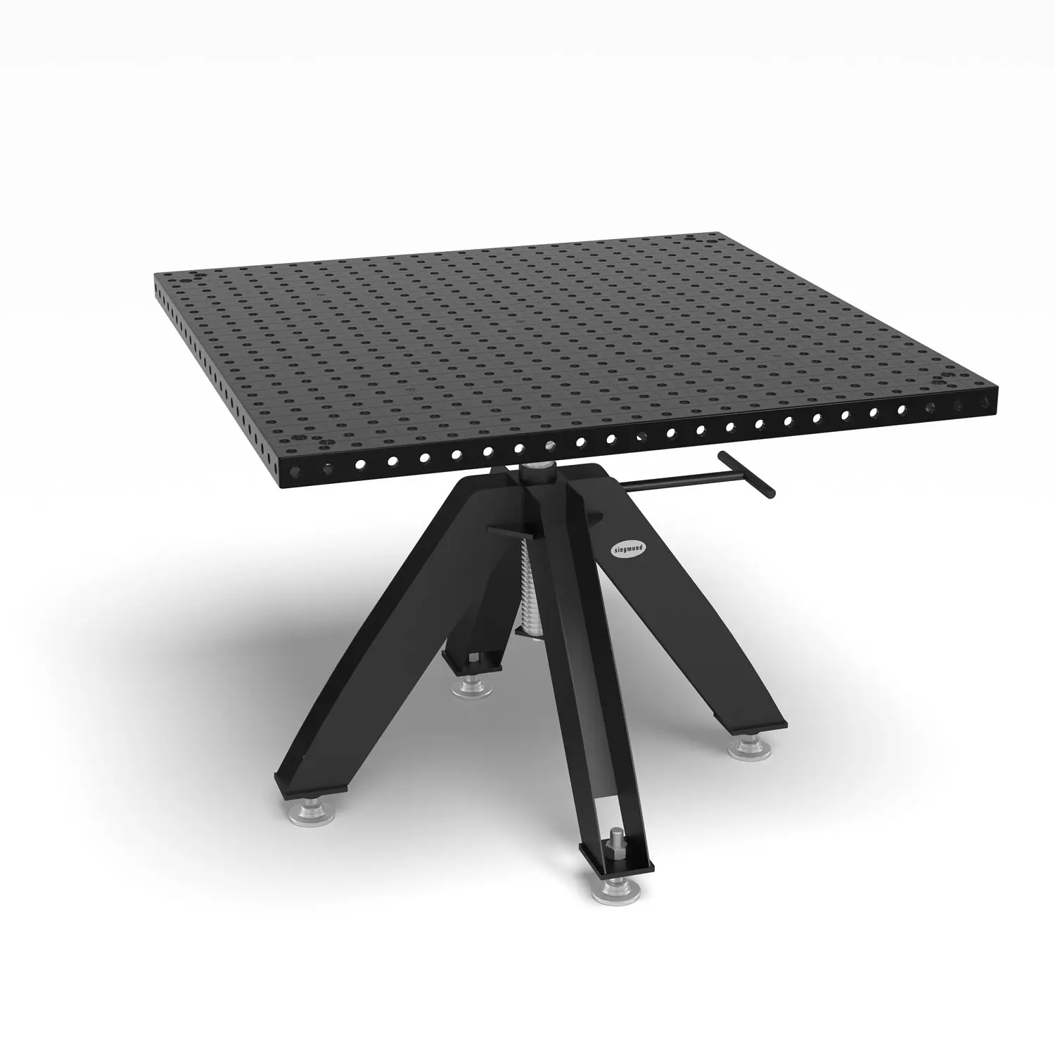 Produktfoto 1 von Drehtisch höhenverstellbar Mobil inkl. Basic Tischoberteil 1200x1200x50