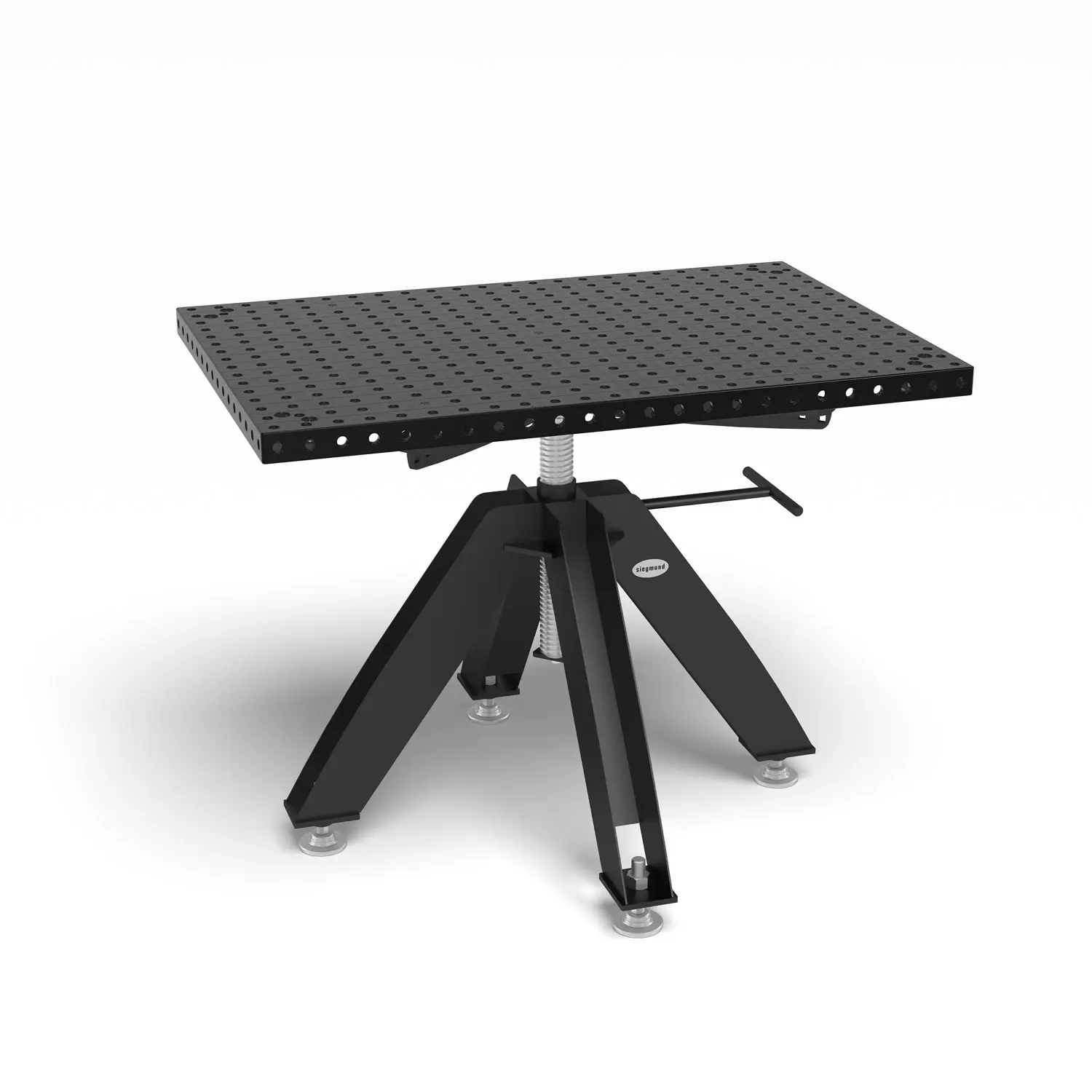 Produktfoto 1 von Drehtisch höhenverstellbar Mobil inkl. Basic Tischoberteil 1200x800x50