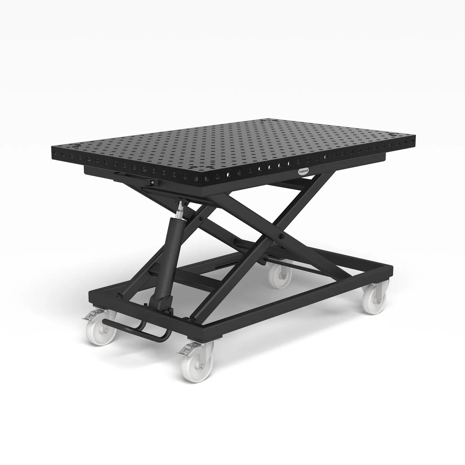 Produktfoto 1 von Mobiler Hubtisch 500 kg inkl. Basic Tischoberteil 1200x800x50