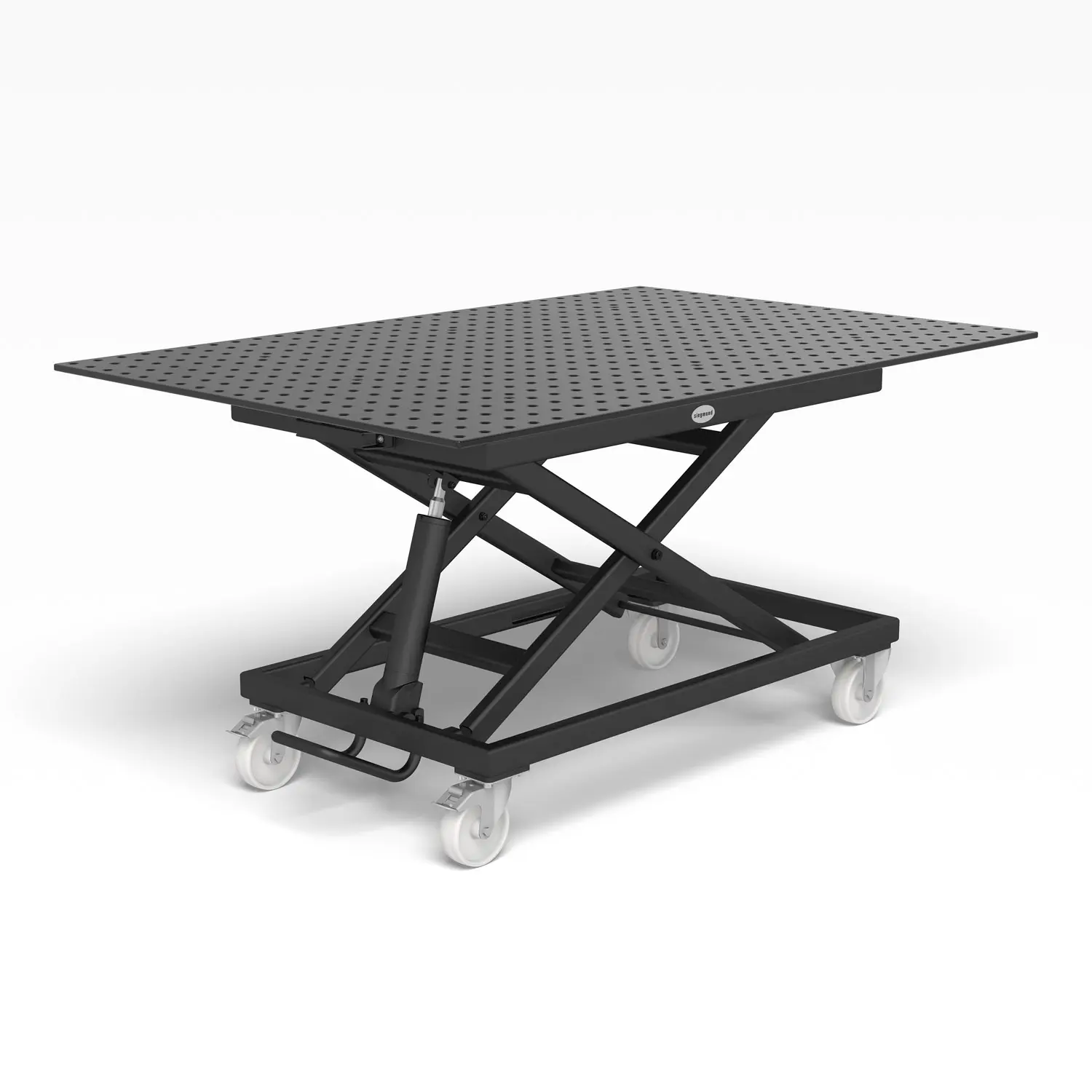 Produktfoto 1 von Mobiler Hubtisch 500 kg inkl. Lochplatte 1500x1000x12
