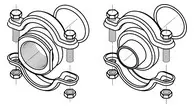 Produktfoto 1 von Kupplungssatz Clamp m. Schweissstutzen