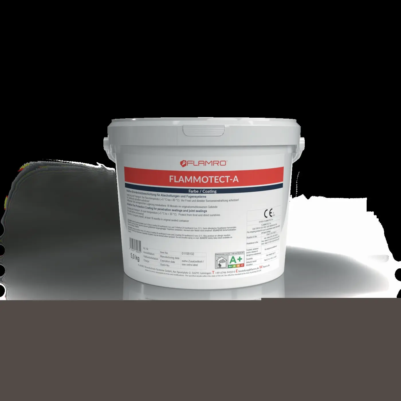 Produktfoto 1 von Ablative Brandschutzbeschichtung: Konsistenz Farbe 5 kg Eimer