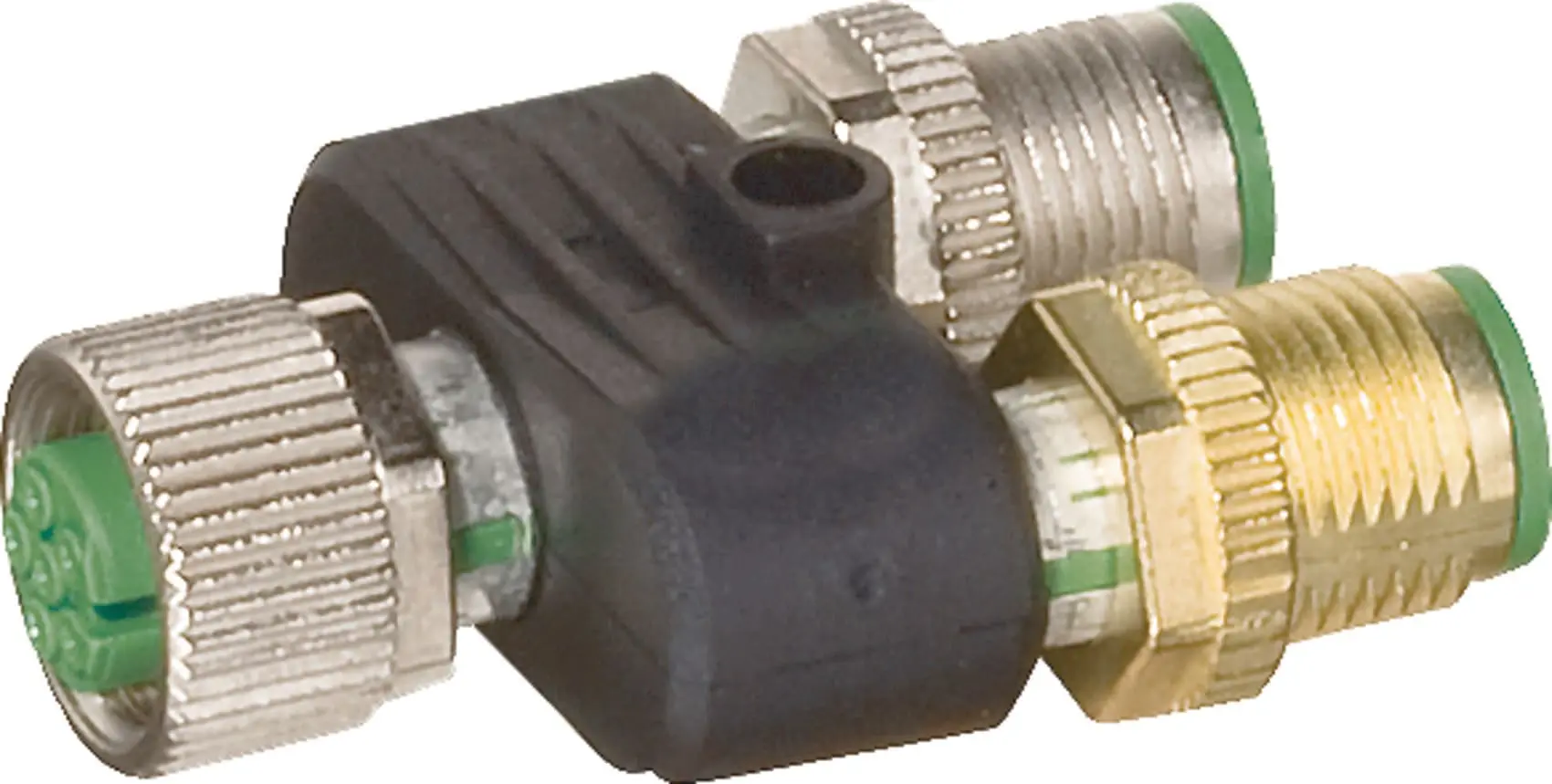 Produktfoto 1 von T-Stück CUBE67 6pol. M12 geschirmt