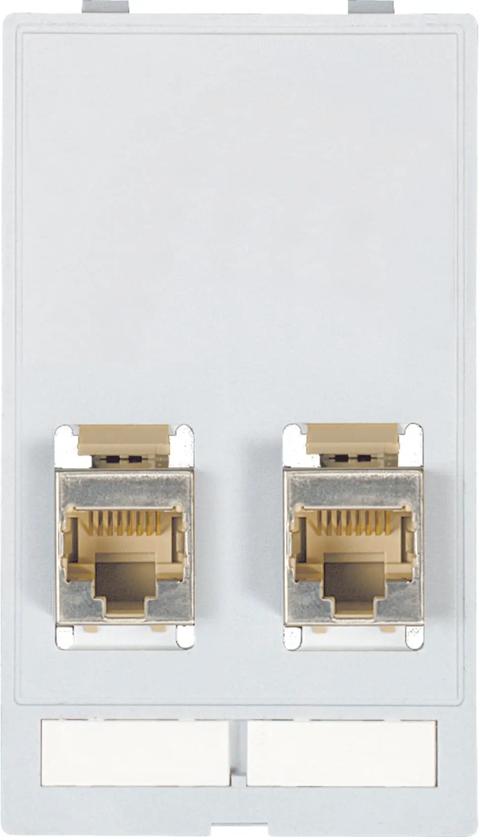 Produktfoto 1 von Modlink MSDD Frontplattenschnittstelle D atensteckverbindereinsatz 2 RJ45/45 ge