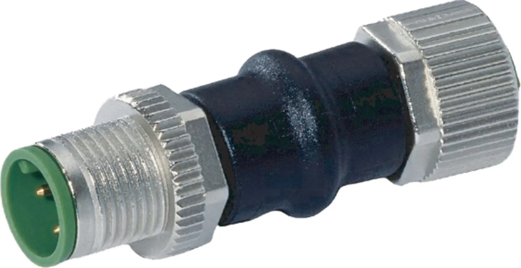 Produktfoto 1 von Adapter M12 St. auf M12 Bu. 4-pol.
