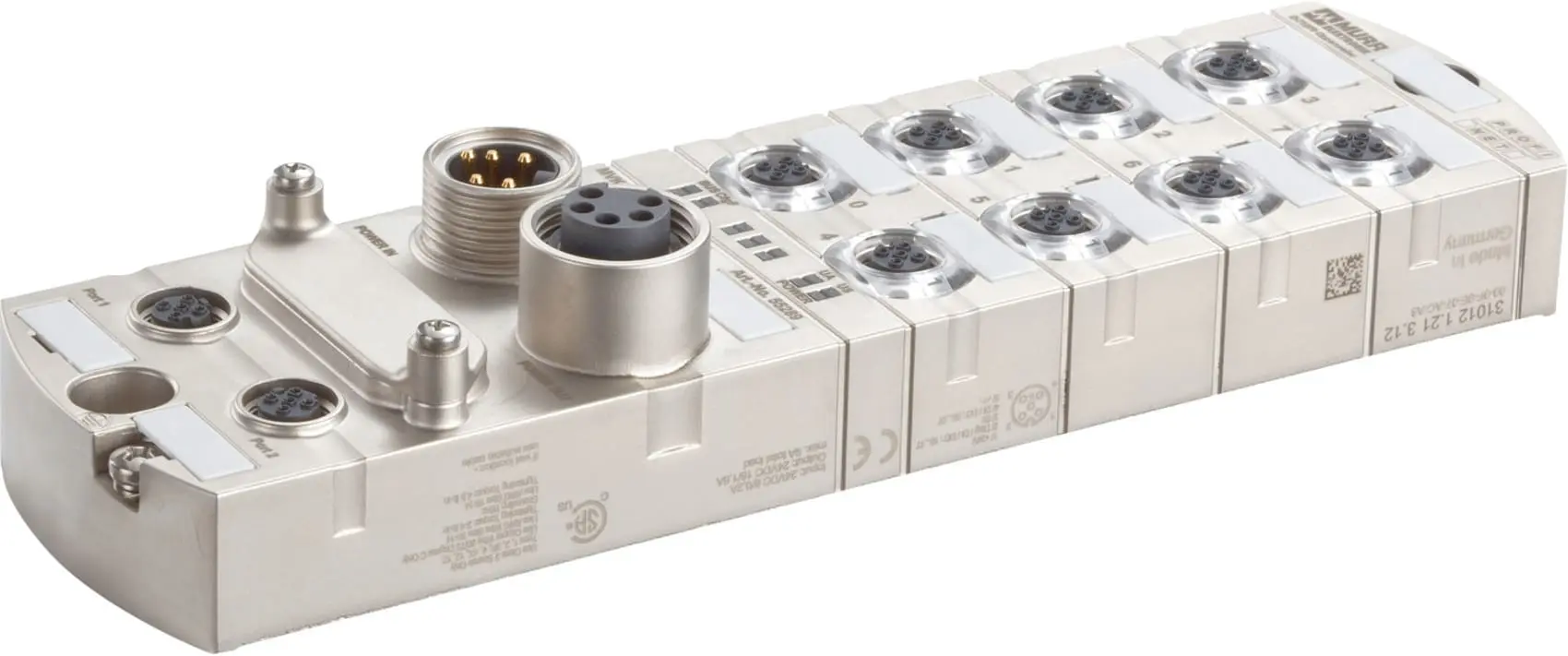 Produktfoto 1 von MVK E/A Kompaktmodul, Metallausführung Profinet, 16 multifunktionale Kanäle