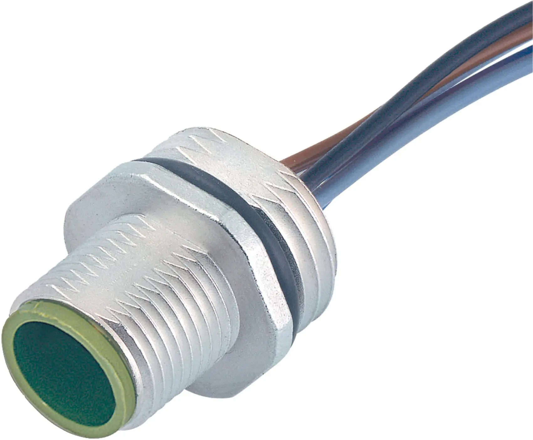 Produktfoto 1 von M12-Flanschstecker 1-2-3-4 971 0,2m Li