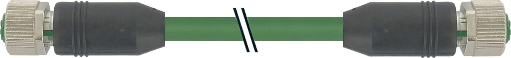Produktfoto 1 von M12 Bu. 0° / M12 Bu. 0° geschirmt Ethernet