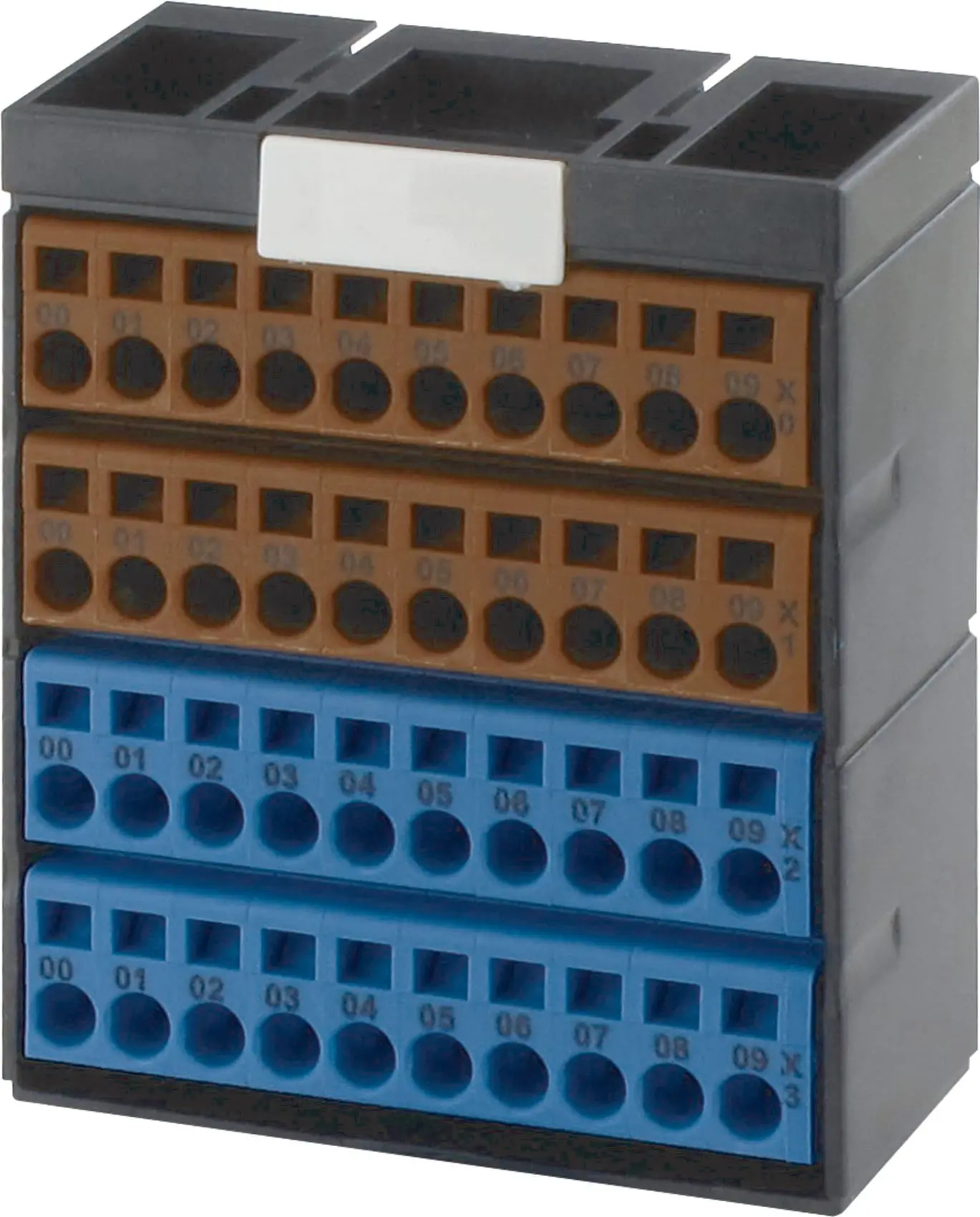 Produktfoto 1 von Potenzialklemmenblock braun blau