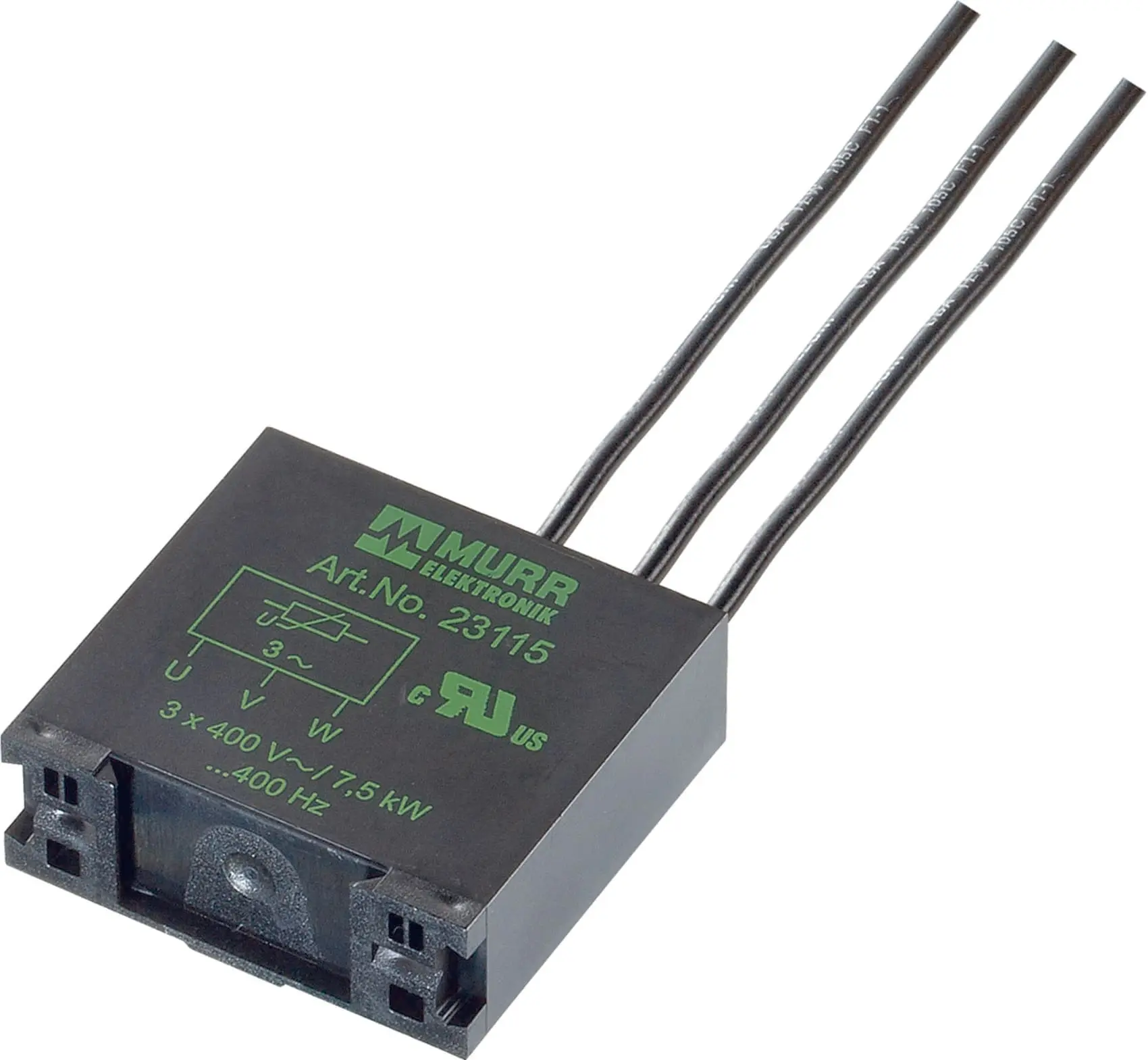 Produktfoto 1 von Motorentstörmodul RC Glied, 3x690VAC/4kW RC3BU-RC-3x690/4k