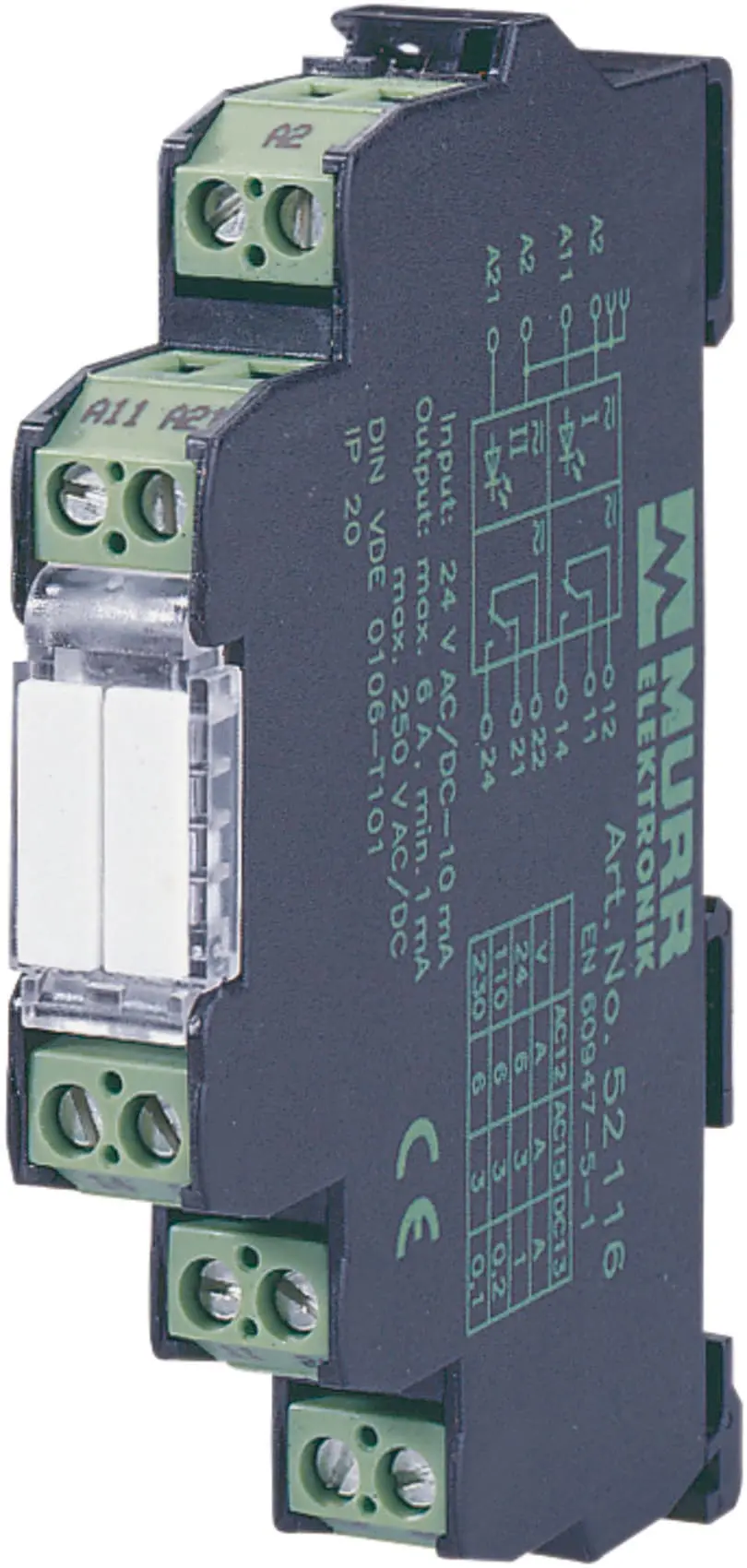 Produktfoto 1 von MAK Spannungskomparator IN: 2 30VDC / OUT: 24V / 0,7A 12,4 mm / Schraubklemmen