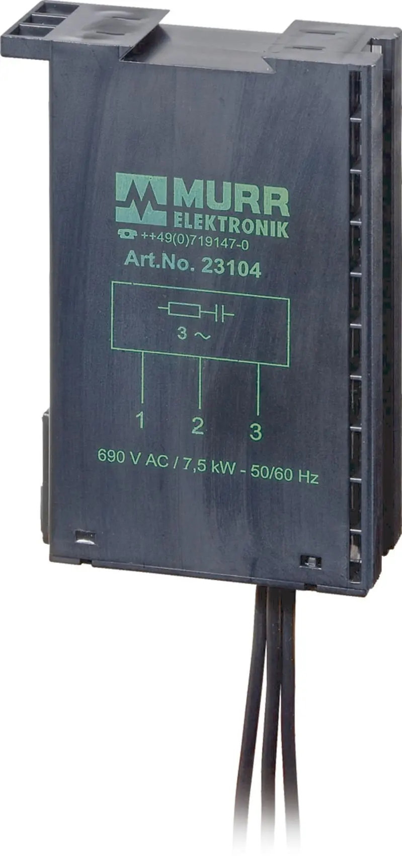 Produktfoto 1 von Motorentstörmodul RC Glied, 3x690VAC/7,5 kW RC3BUG-RC-3x690/7,5k