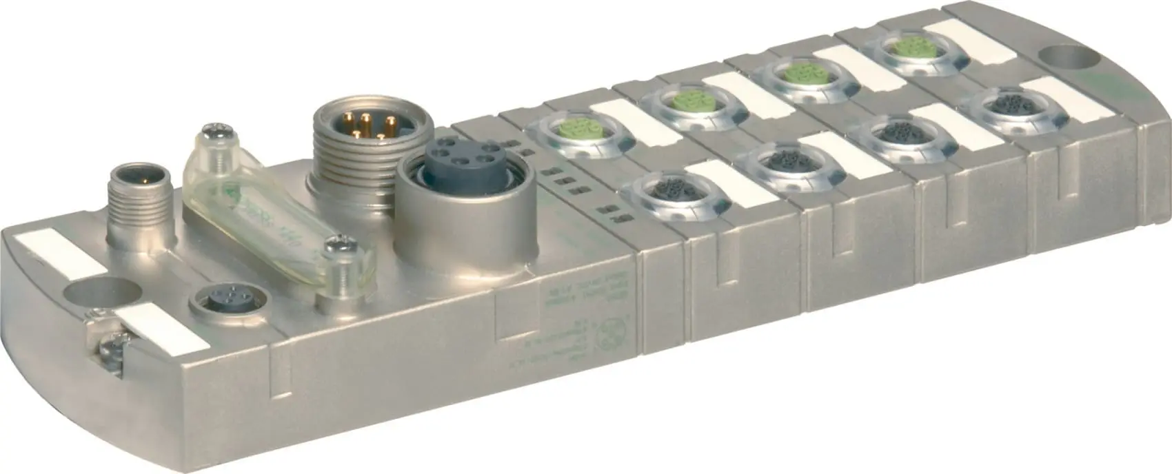 Produktfoto 1 von MVK E/A Kompaktmodul, Metallausführung P rofibus DP, 4 analoge Aus / 8