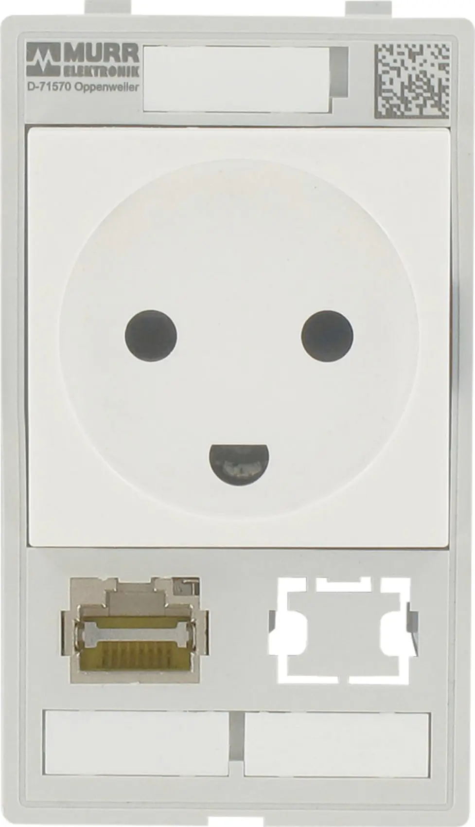 Produktfoto 1 von Modlink MSDD Kombieinsatz 1-fach Dänemark 1x RJ45 + 1x Datenausschnitt