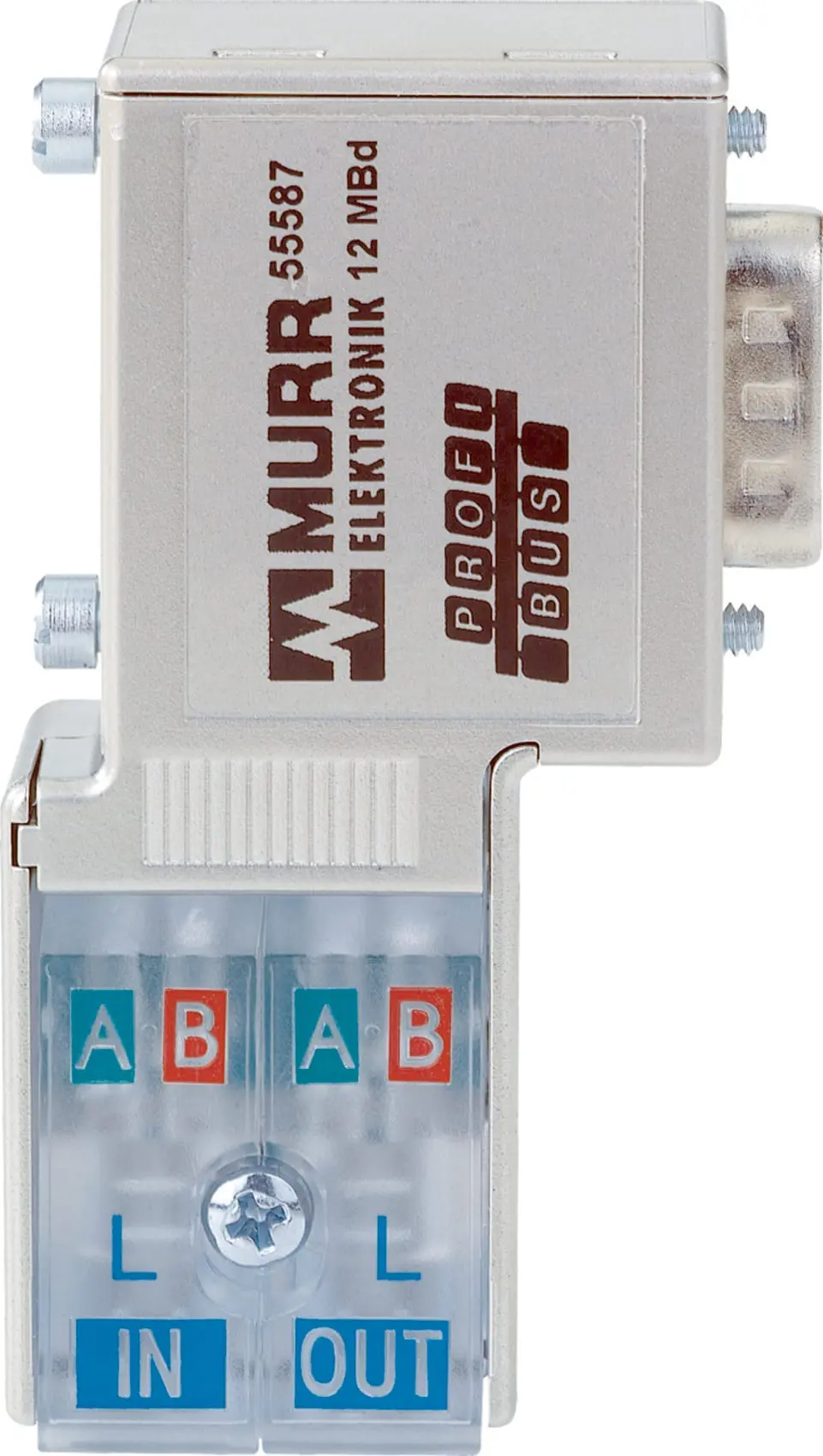 Produktfoto 1 von Profibus Stecker (Sub-D) 90° Schneidklemmen für starre Leitungen