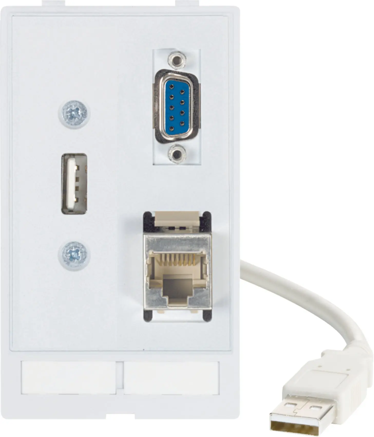 Produktfoto 1 von Modlink MSDD Frontplattenschnittstelle D atensteckverbindereinsatz 1x USB / 1x