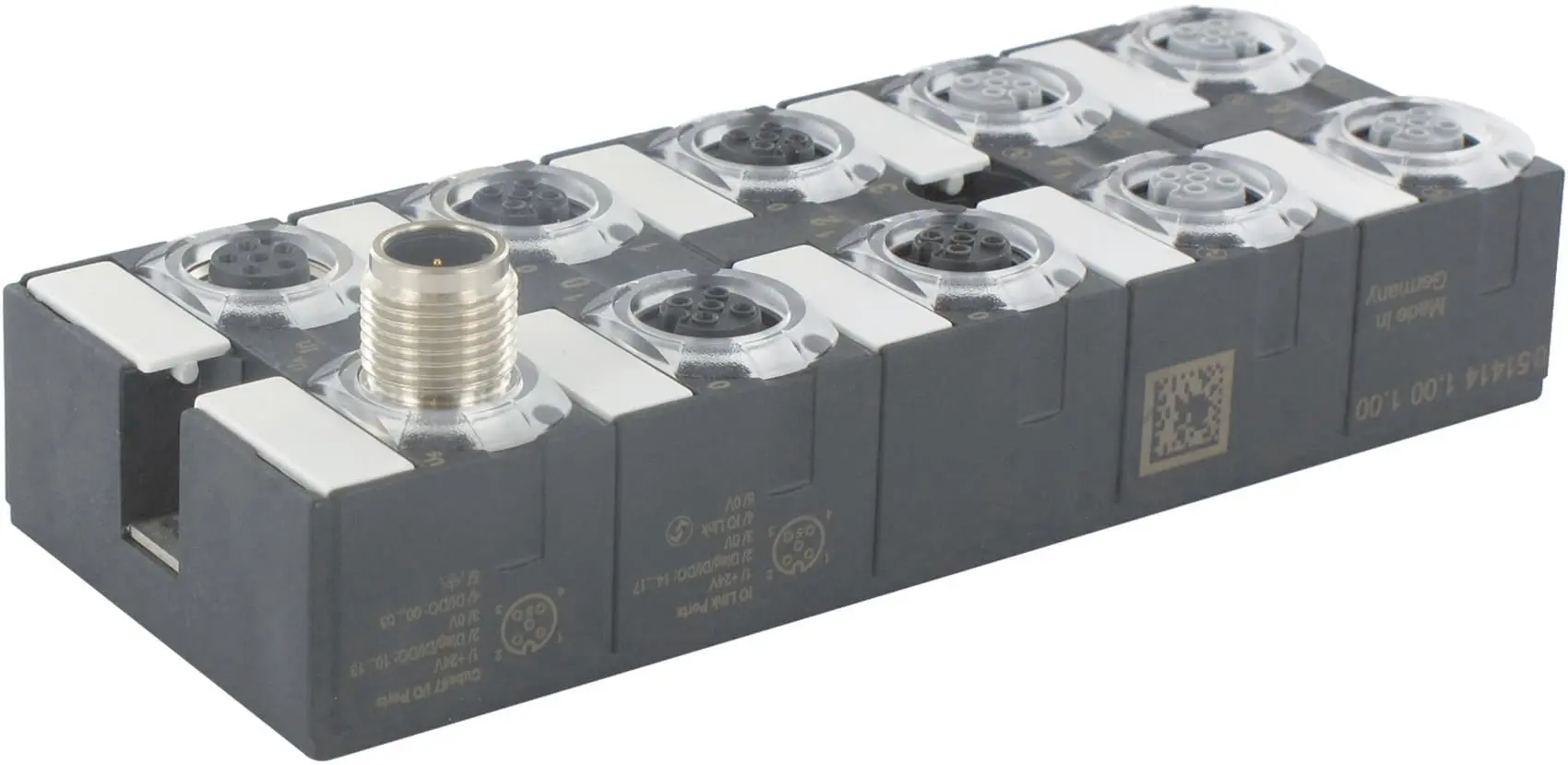 Produktfoto 1 von Cube67+ E/A Erweiterungsmodul 12 multif. Kanäle + 4 IO-Link Master V1.1