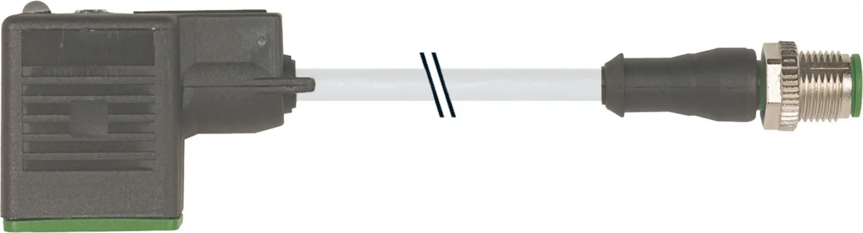 Produktfoto 1 von M12 St. ger. auf MSUD Ventilst. BF B 10m m PUR-JZ 3x0,75 grau schleppk. 0,3m