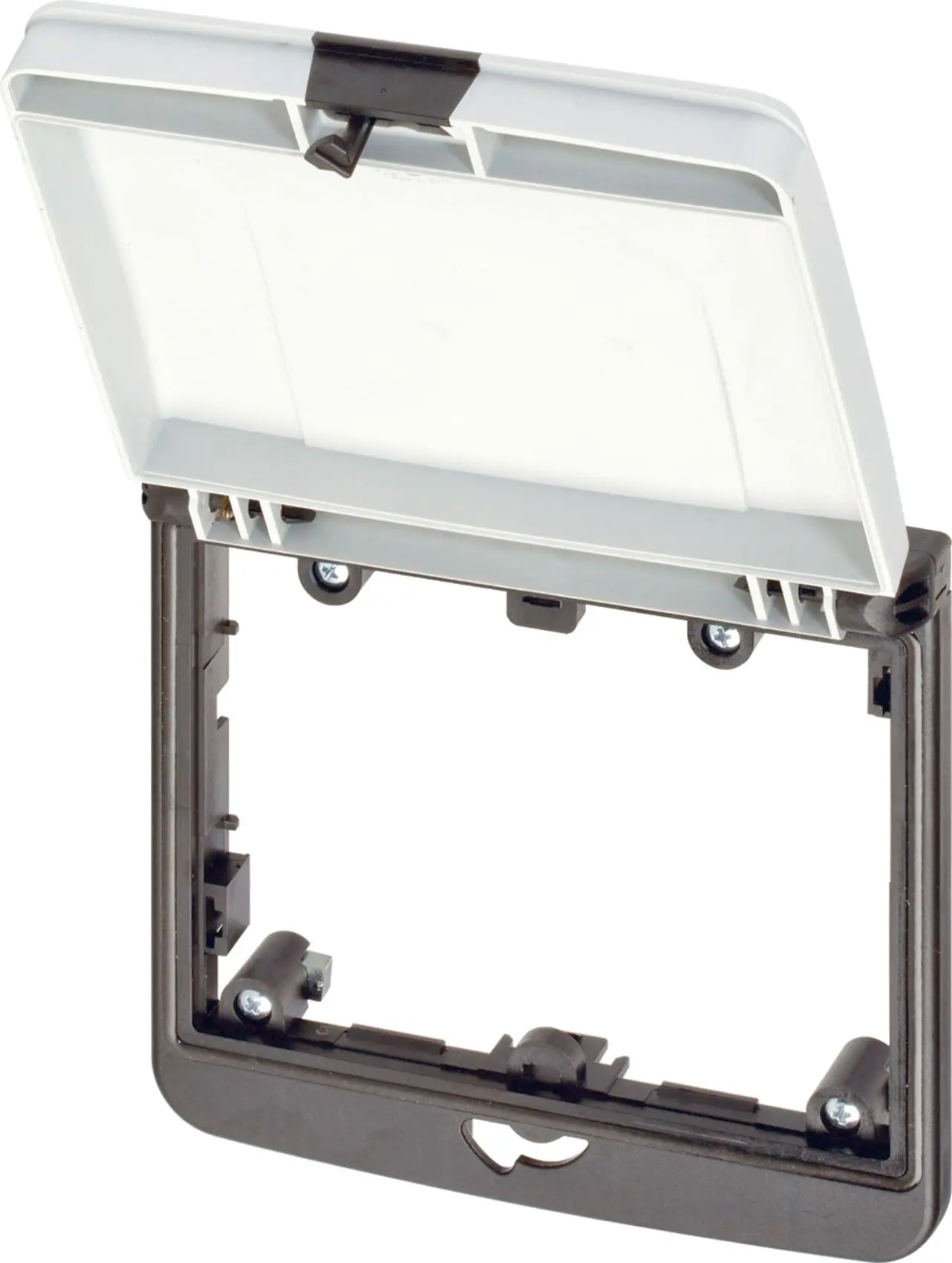 Produktfoto 1 von Modlink MSDD Frontplattenschnittstelle Rahmenmodul 2-fach grau