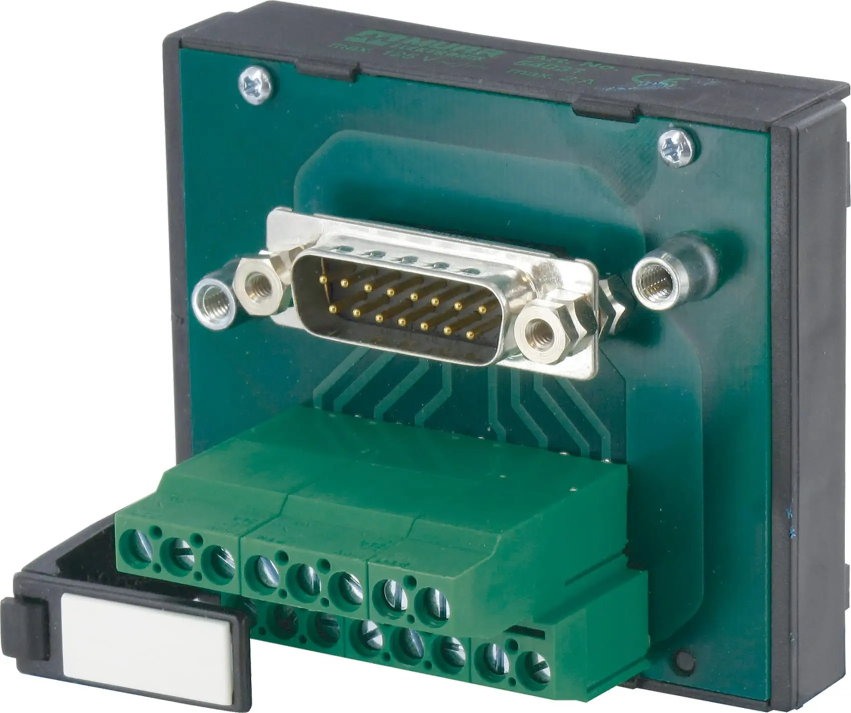 Produktfoto 1 von SV-SUB D 25St.-KL Übergabebaustein 125 V AC/DC / 2 A Tragschiene /