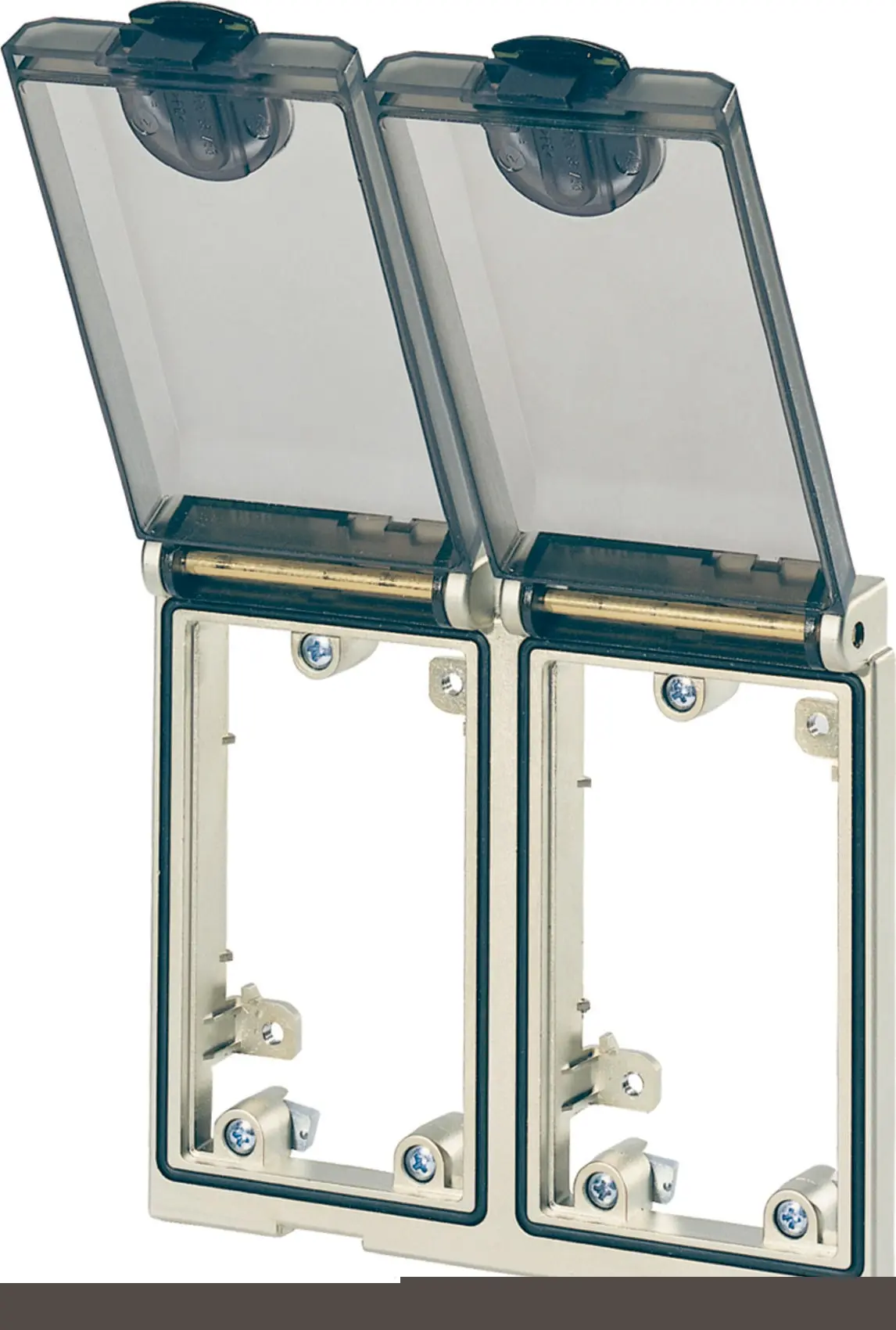 Produktfoto 1 von Modlink MSDD Frontplattenschnittstelle R ahmenmodul 2-fach mv IP65 Einbaurahmen
