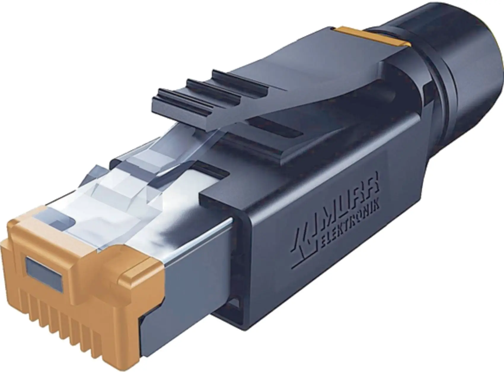 Produktfoto 1 von RJ45 Professional Stecker ger.8pol. geschirmt Gigabit