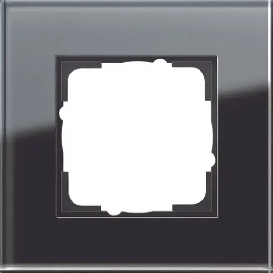 Produktfoto 1 von Abdeckrahmen 1fach Esprit Glas schwarz