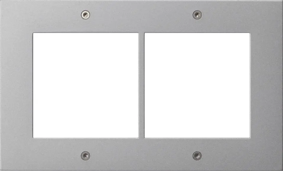 Produktfoto 1 von Designrahmen 2f Türstation AP Gira TX_44 F Alu