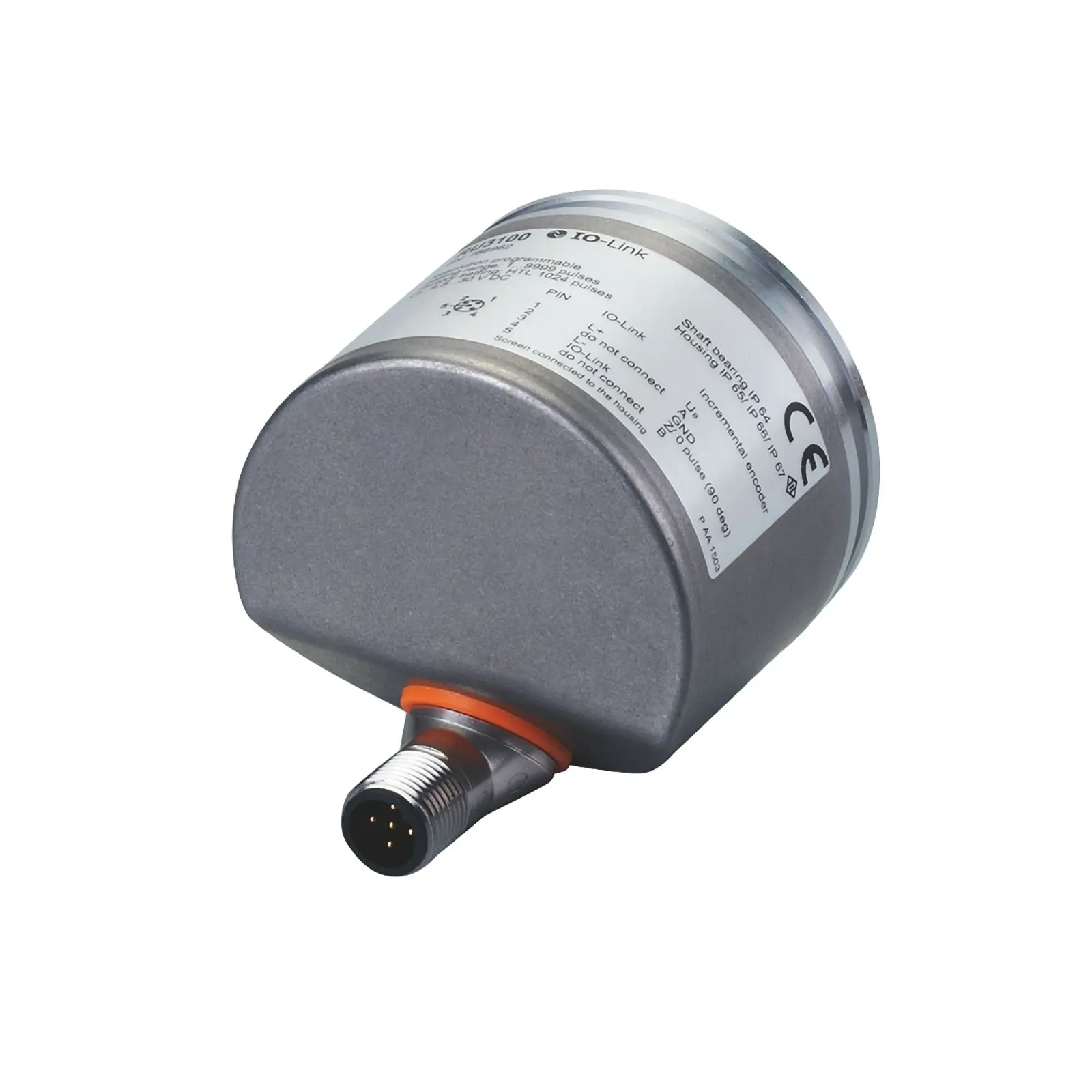 Produktfoto 1 von Vollwellendrehgeber D=6mm Auflösung 1...10000 IO-Link M12