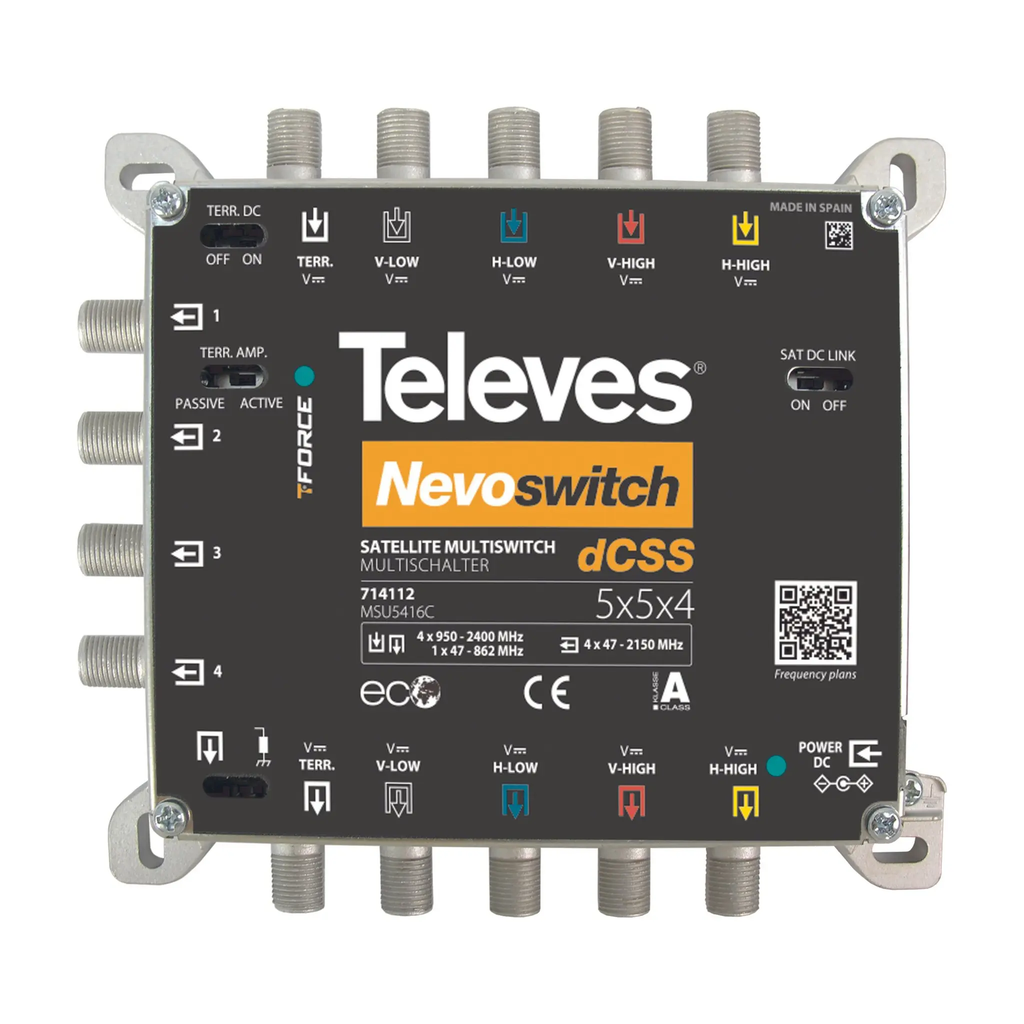 NEVO-SCR 5in4x16 kaskadierbar dCSS