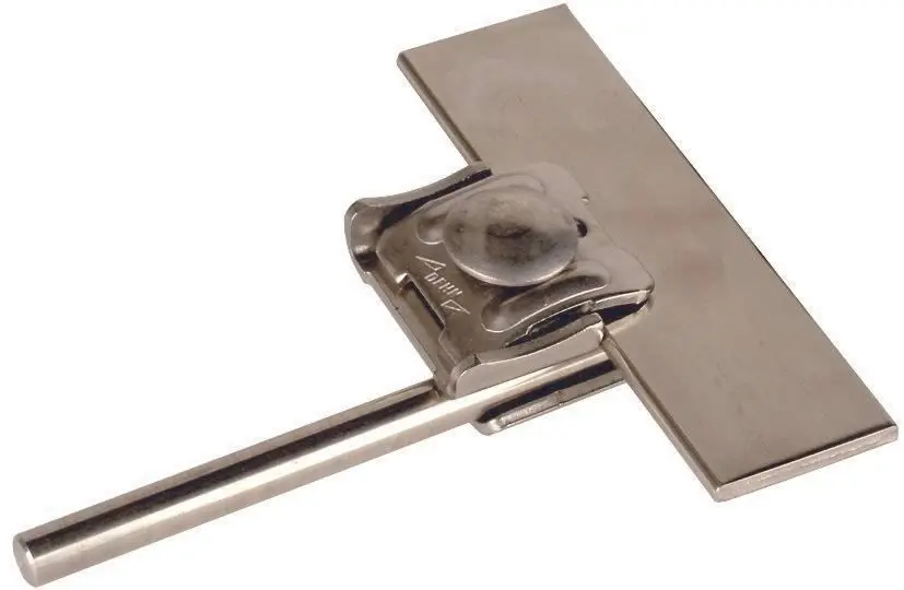 Produktfoto 1 von Falzklemme NIRO Klemmbereich 0,7-8mm m. Klemmbock f. Rd 6-10mm