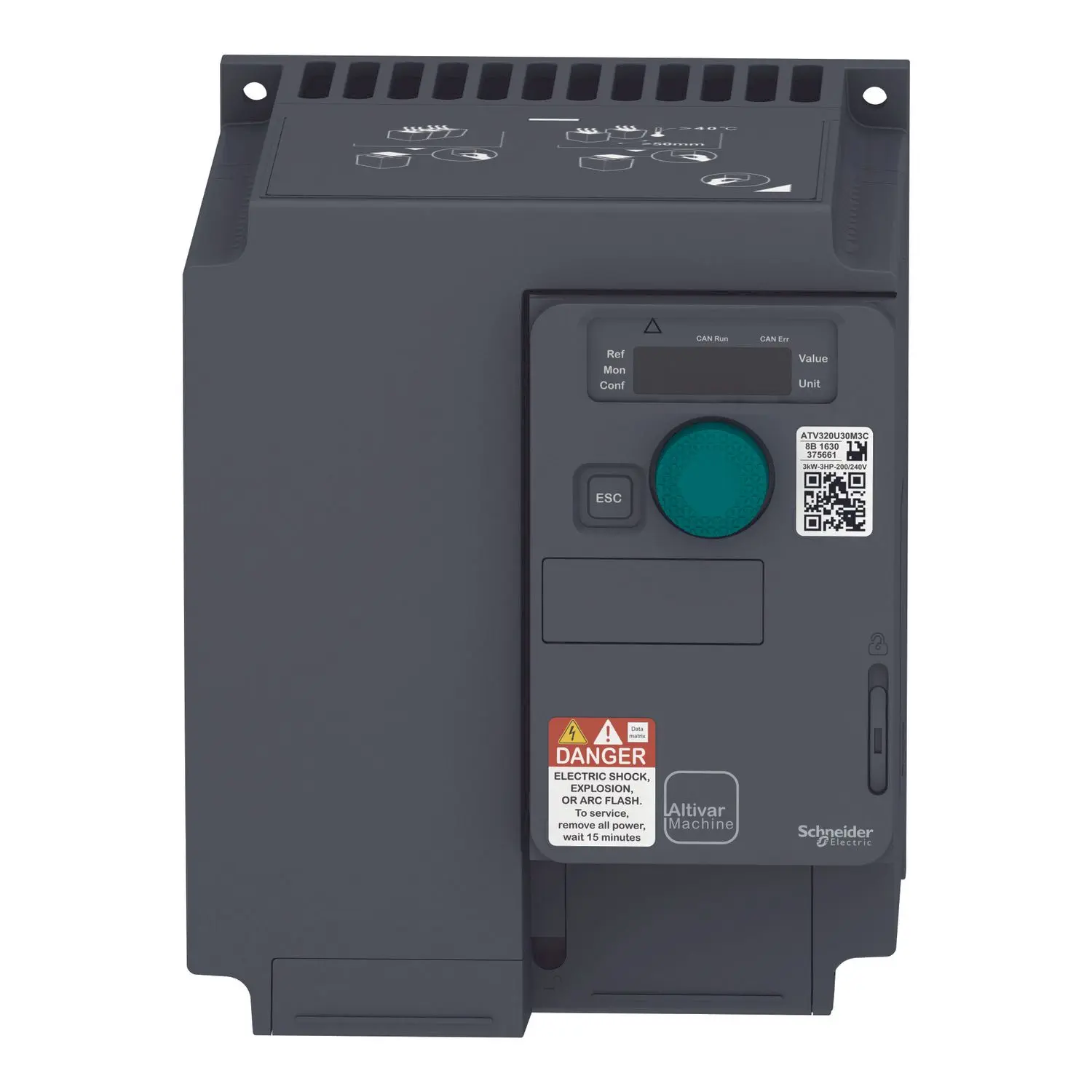 Produktfoto 1 von ATV320 4KW 230V 3PH COMPACT