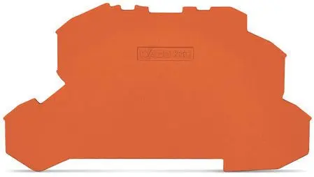 Produktfoto 1 von Abschluss- und Zwischenplatte,1 mm dick,orange