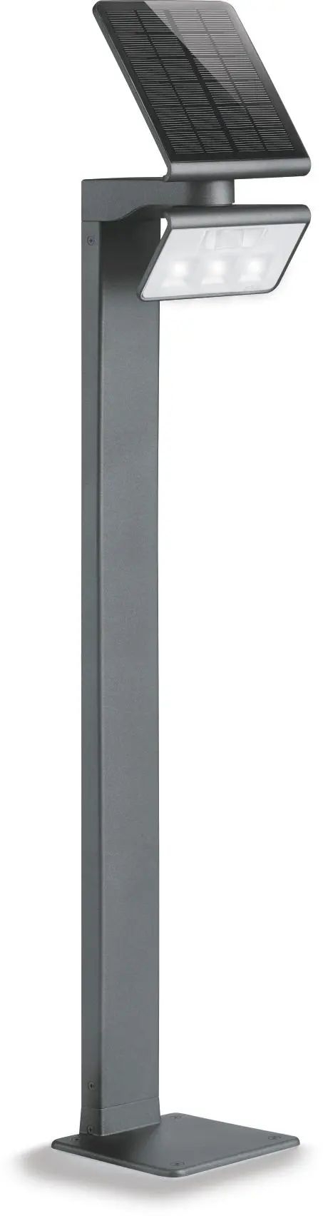 Produktfoto 1 von Solarleuchte XSolar GL-S anthrazit, 1.2 W, 150 lm, IP44 Mit Bewegungsmelder