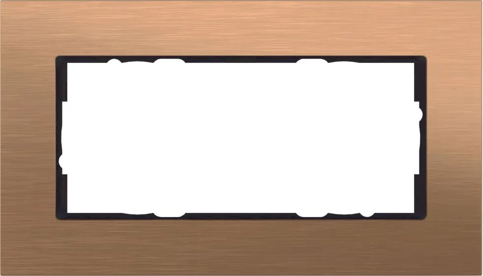 Produktfoto 1 von Abdeckrahmen 2f o.M. Gira Esprit Bronze
