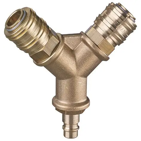 Produktfoto 1 von Druckluftverteiler 2-fach 3/8"