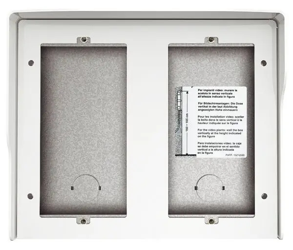 Produktfoto 1 von 4-moduliger APkasten, 2-reihig, Allwhite
