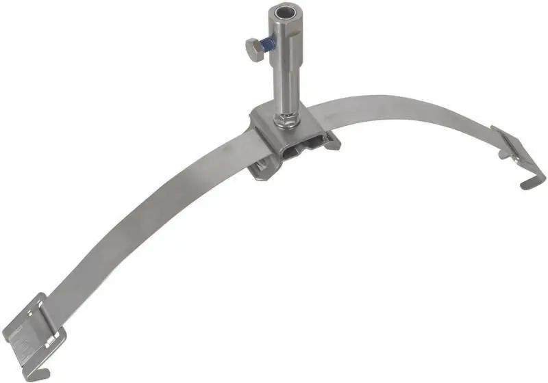 Produktfoto 1 von Halter f. Fangeinrichtungen D 10mm an First- u. Gratsteinen m. Spannband NIRO