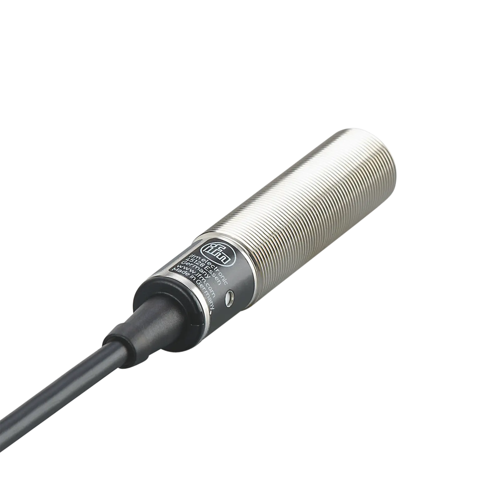 Produktfoto 1 von Ind.Sensor M18x1 L=80 Sn=5mm bündig S AC/DC 2m PVC IP67 2L 25Hz AC/50Hz DC