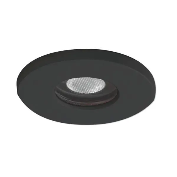 Produktfoto 1 von LED-Lichtpunkt, rund 3W, IP65, 700mA, ww schwarz
