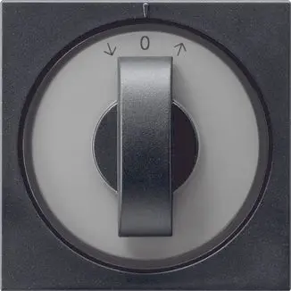Produktfoto 1 von Abd. Knebel Zeitschalter + Jalousie System 55 Schwarz m