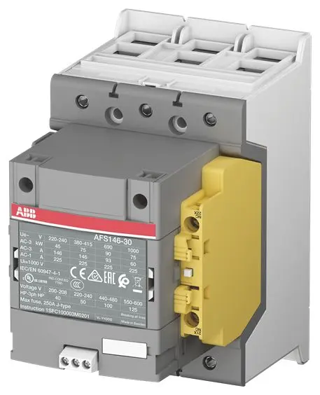 Produktfoto 1 von AFS146-30-12-34 Safetyschütz 3-polig, 75kW, 250-500V 50/60Hz / DC