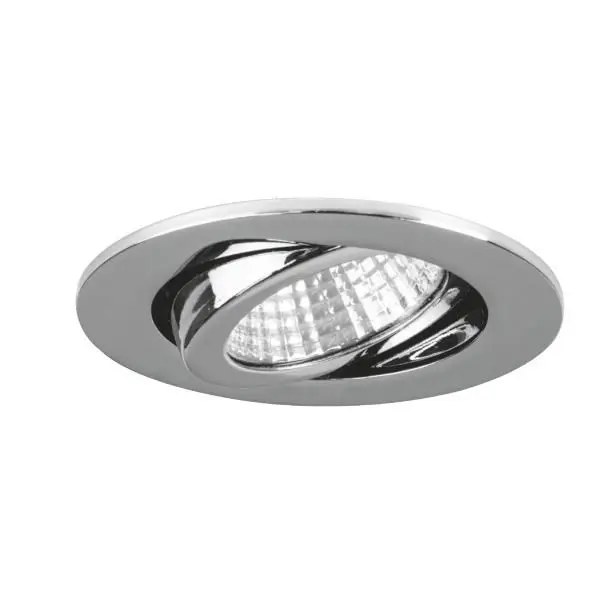 Produktfoto 1 von LED-Einbaustrahler 350mA,6W,3000K,IP65, chrom