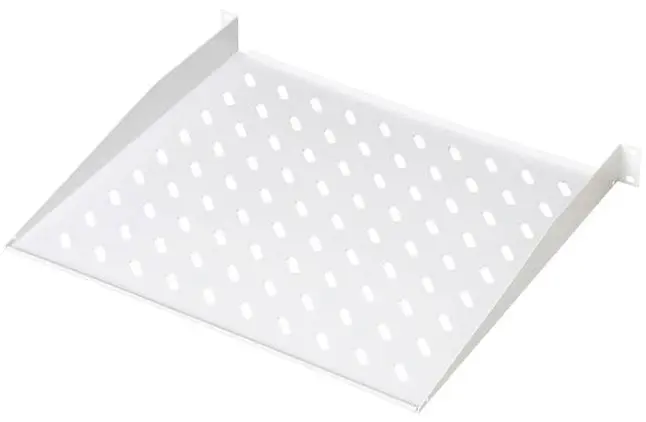 Produktfoto 1 von DIGITUS 1HE Fachboden z.Festeinbau grau perforiert bis zu 15kg 45x483x250mm