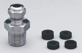 Produktfoto 1 von Klemmverschraubung Sens.:D=6/8/10mm 1/2 NPT 1.4305 FKM 1bar